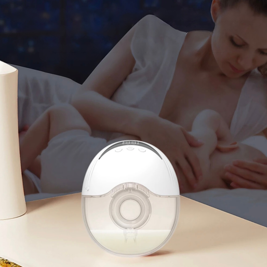 Breast pump handsfree