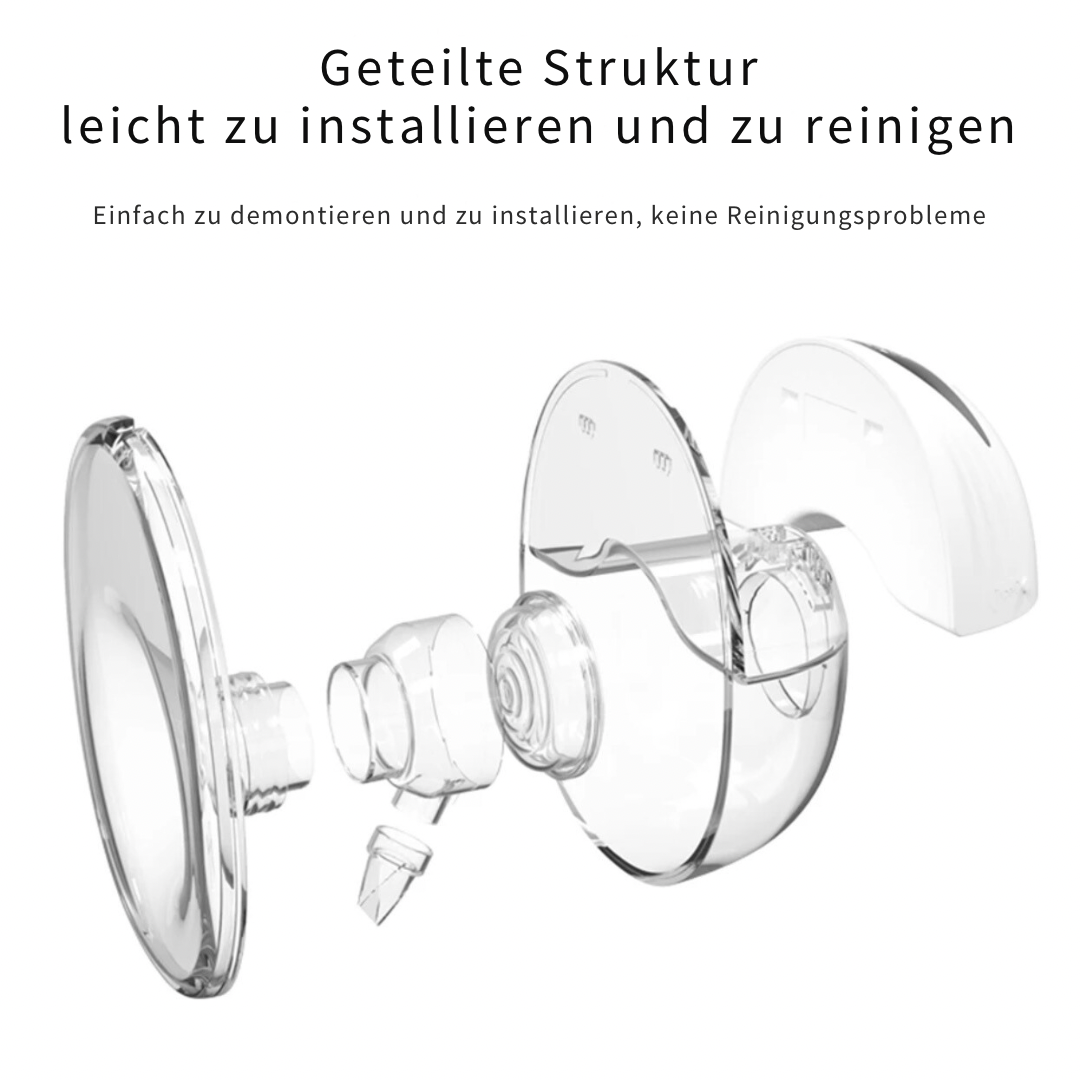 Breast pump handsfree