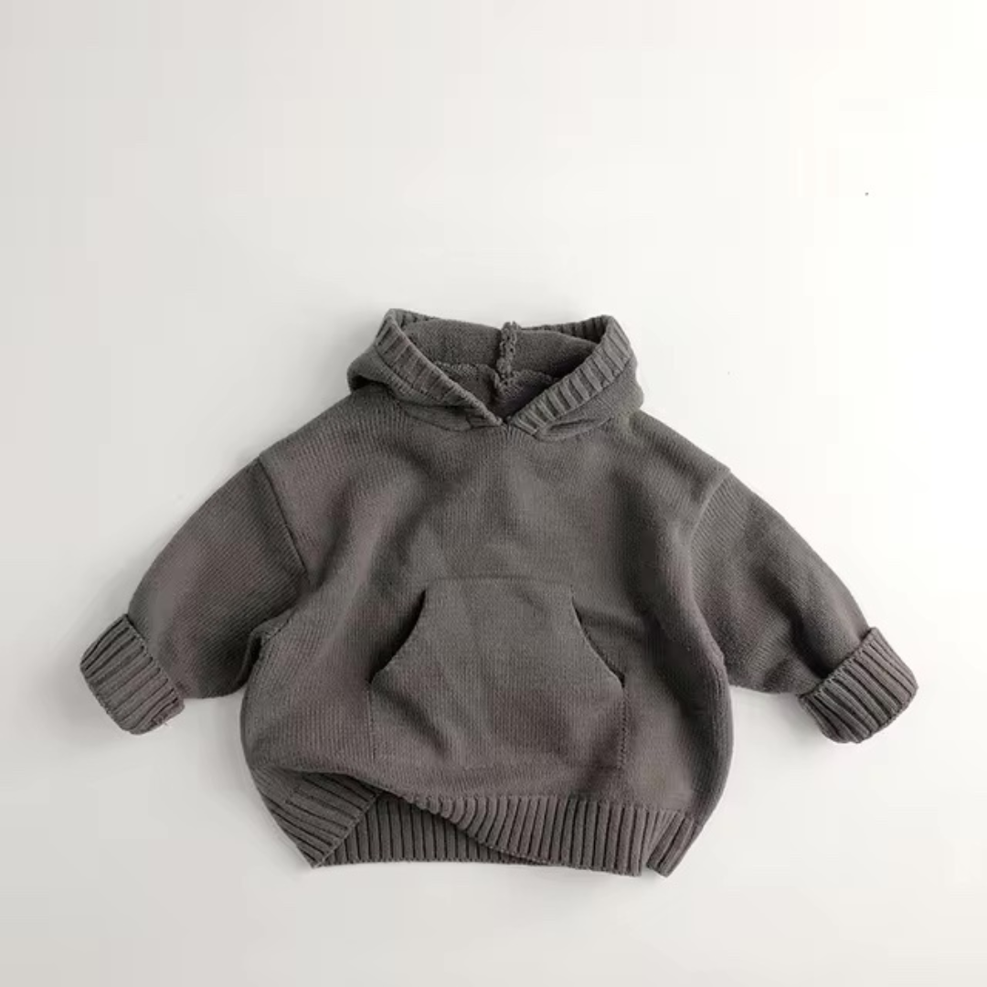 Knitted hoodie