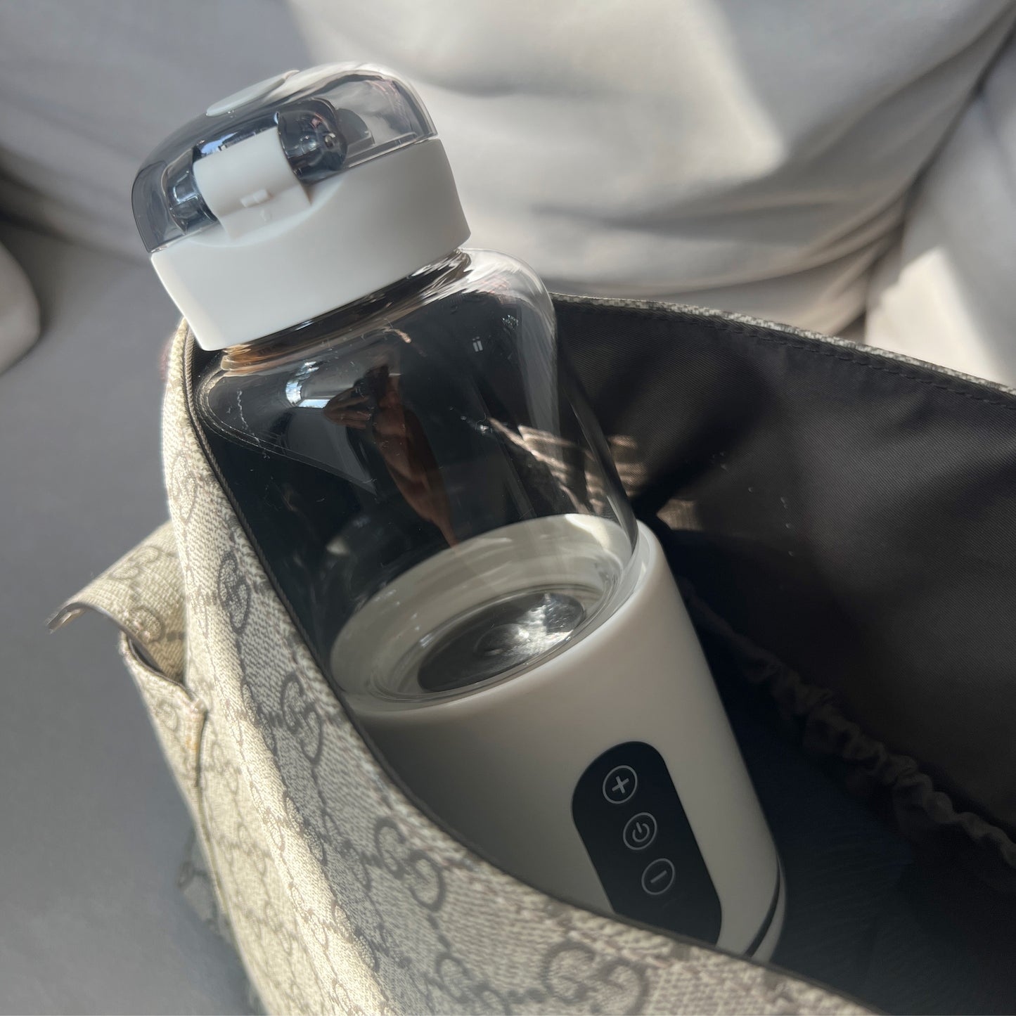 Mobile bottle warmer