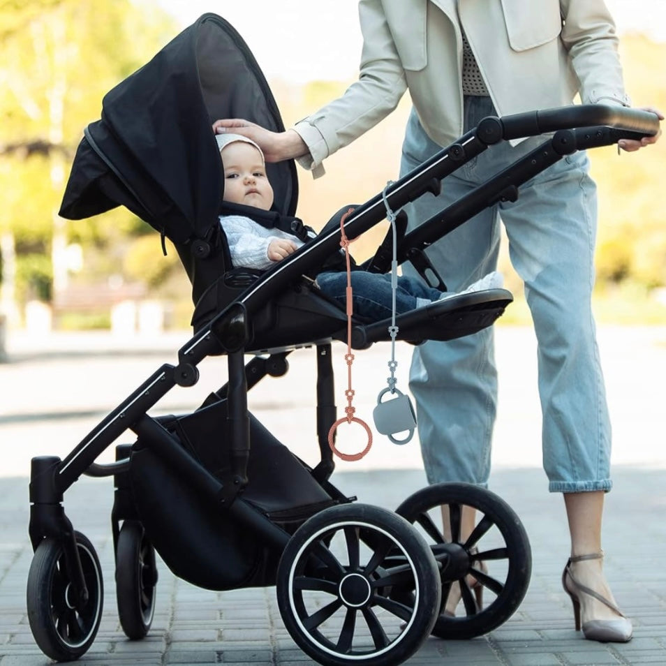 Silicone bands stroller