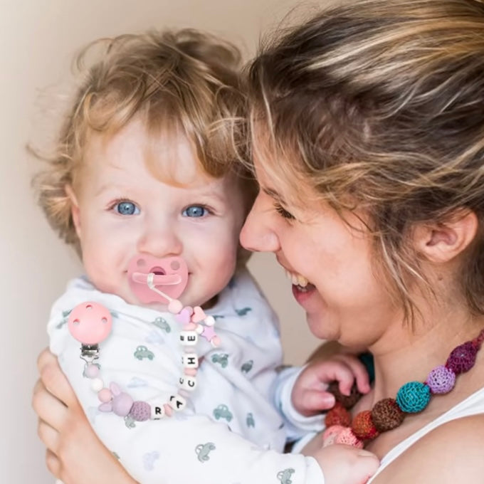 Personalized pacifier chain