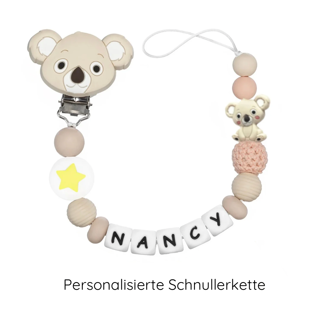 Personalisierte Schnullerkette