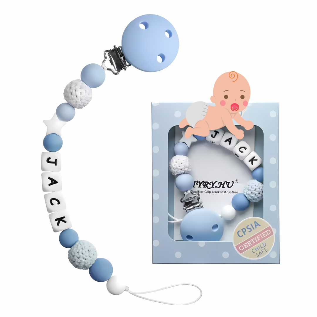 Personalized pacifier chain